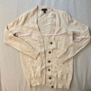 J. Crew Cream Wool Cashmere Blend Sweater